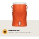 Igloo drankdispenser 5 Gallon Seat Top (19 LITER) oranje